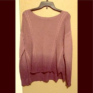 AE Purple Ombré Sweater